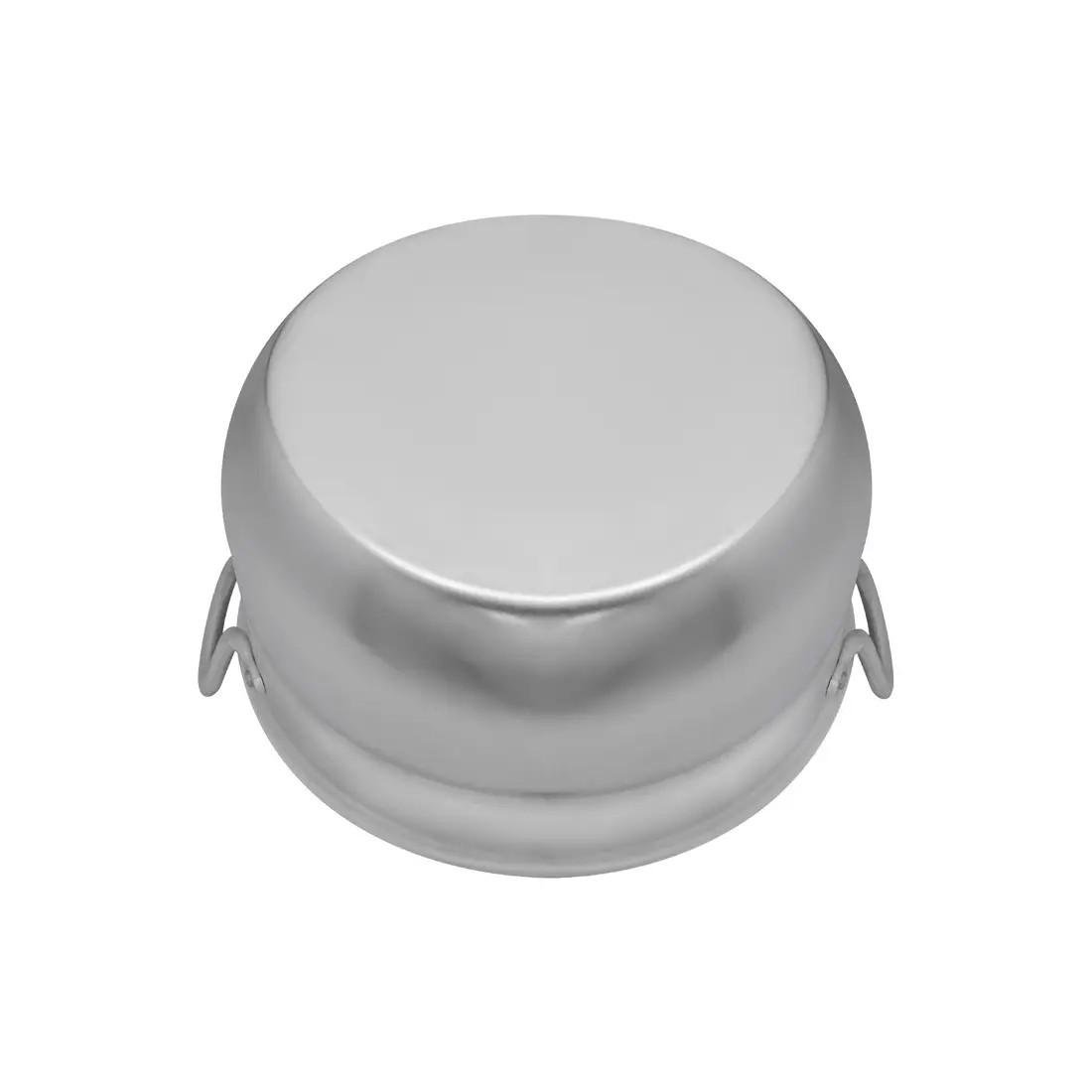 Кастрюля сферическая с крышкой Interos алюминиевая 15 л 36 см - фото 4