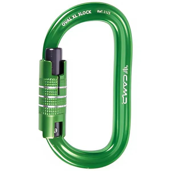 Карабин алюминиевый Camp Oval XL 3Lock Green (212501)