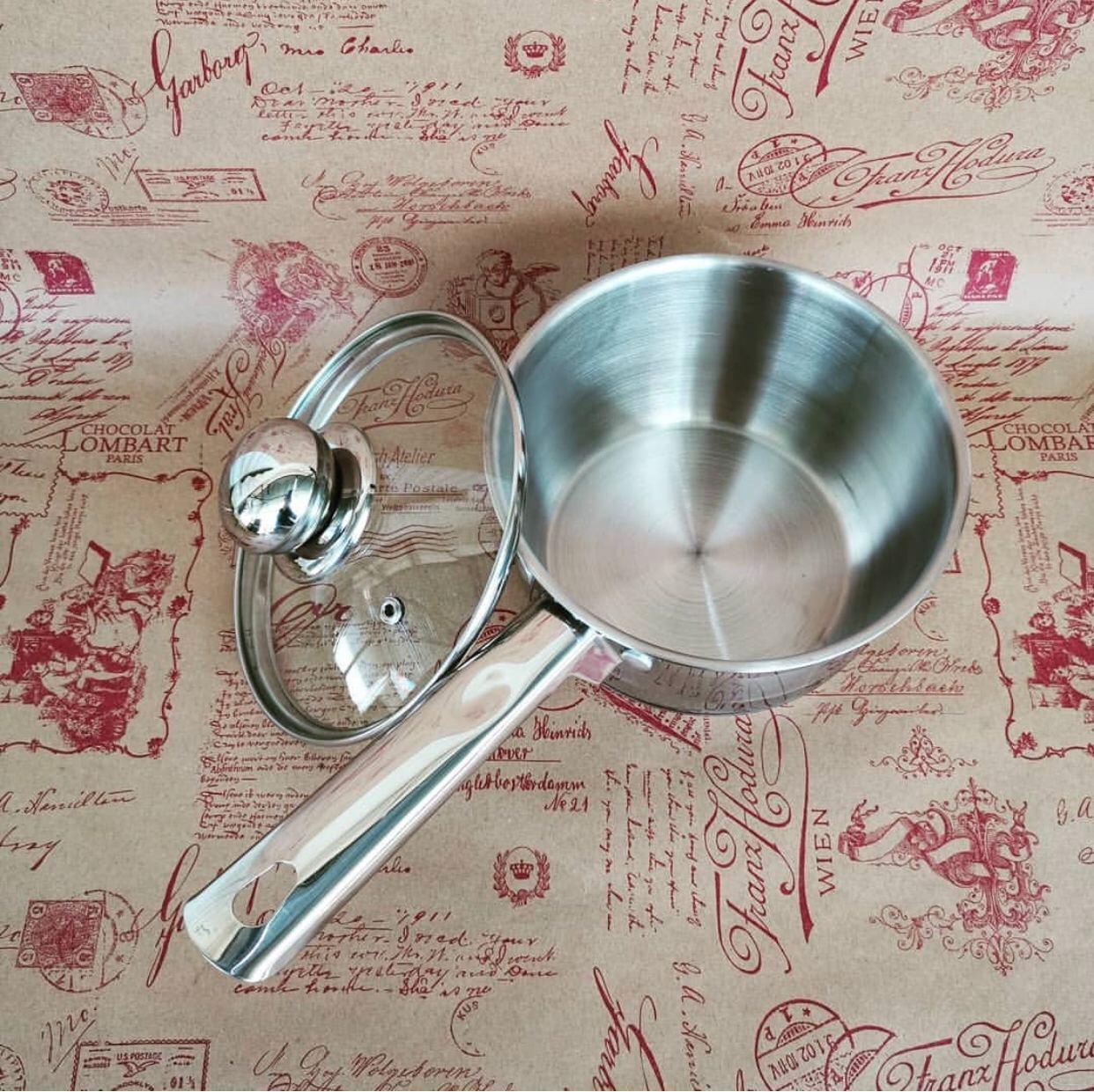 Ківш зі скляною кришкою Edenberg з індукційним дном 1,5 л (EB-3033) - фото 4 Ківш зі скляною кришкою Edenberg з індукційним дном 1,5 л (EB-3033) - фото 4