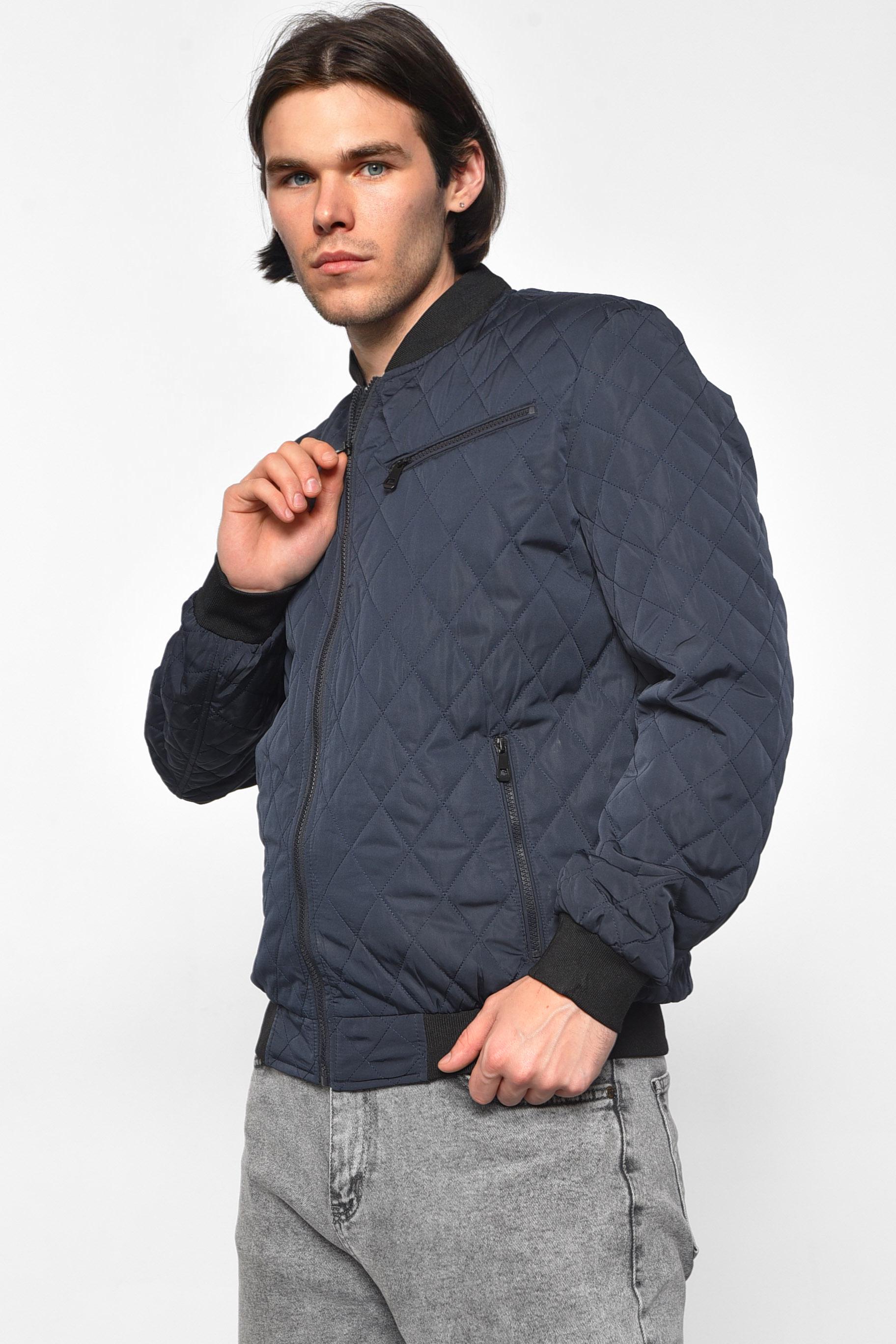 Ветровка мужская демисезонная XS Темно-синий (175564) - фото 2