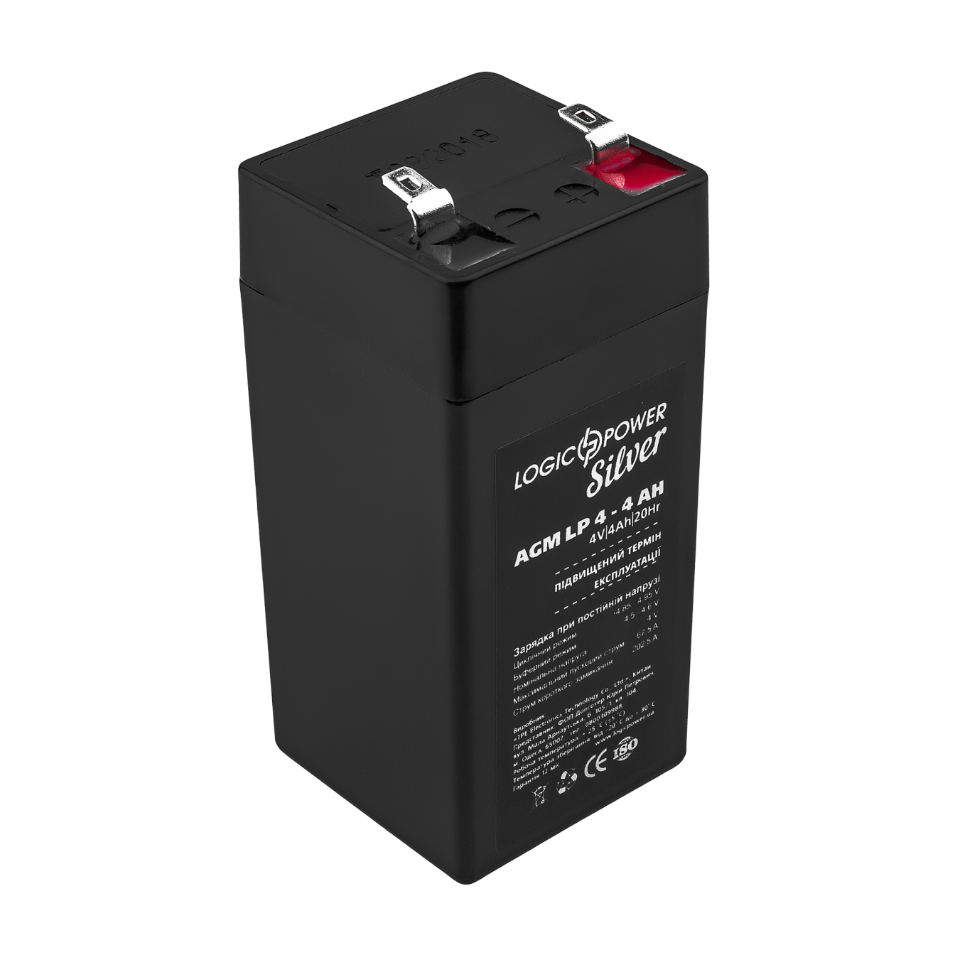 Акумулятор тяговий AGM LP 4 V 4 Ah Silver (4238)