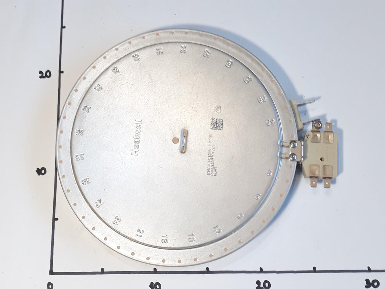 Электроконфорка для стеклокерамических поверхностей Ø230 мм 2300W 4 контактная (0911) - фото 3