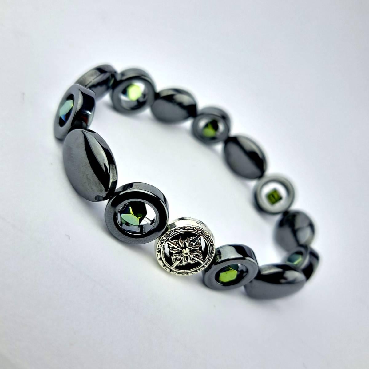 Браслет DARSANA Компас из натурального камня гематит (DRSU005969)