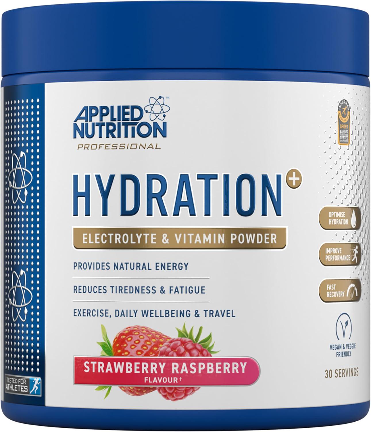 Электролитный комплекс Applied Nutrition HYDRATION+ 240 г (STRAWBERRY AND RASPBERRY)
