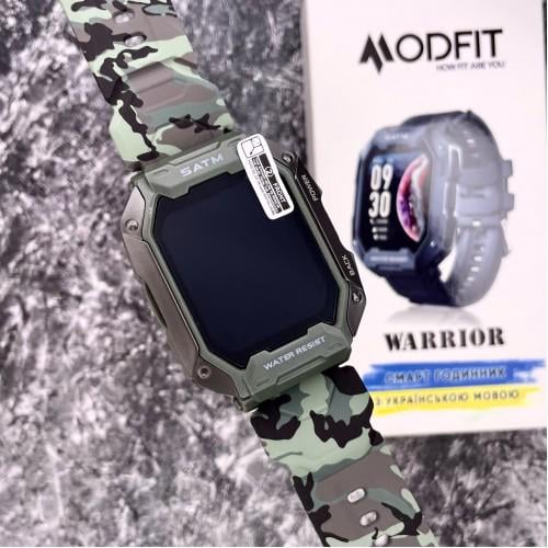 Смарт-часы Modfit Warrior Army Green Camo Band - фото 4