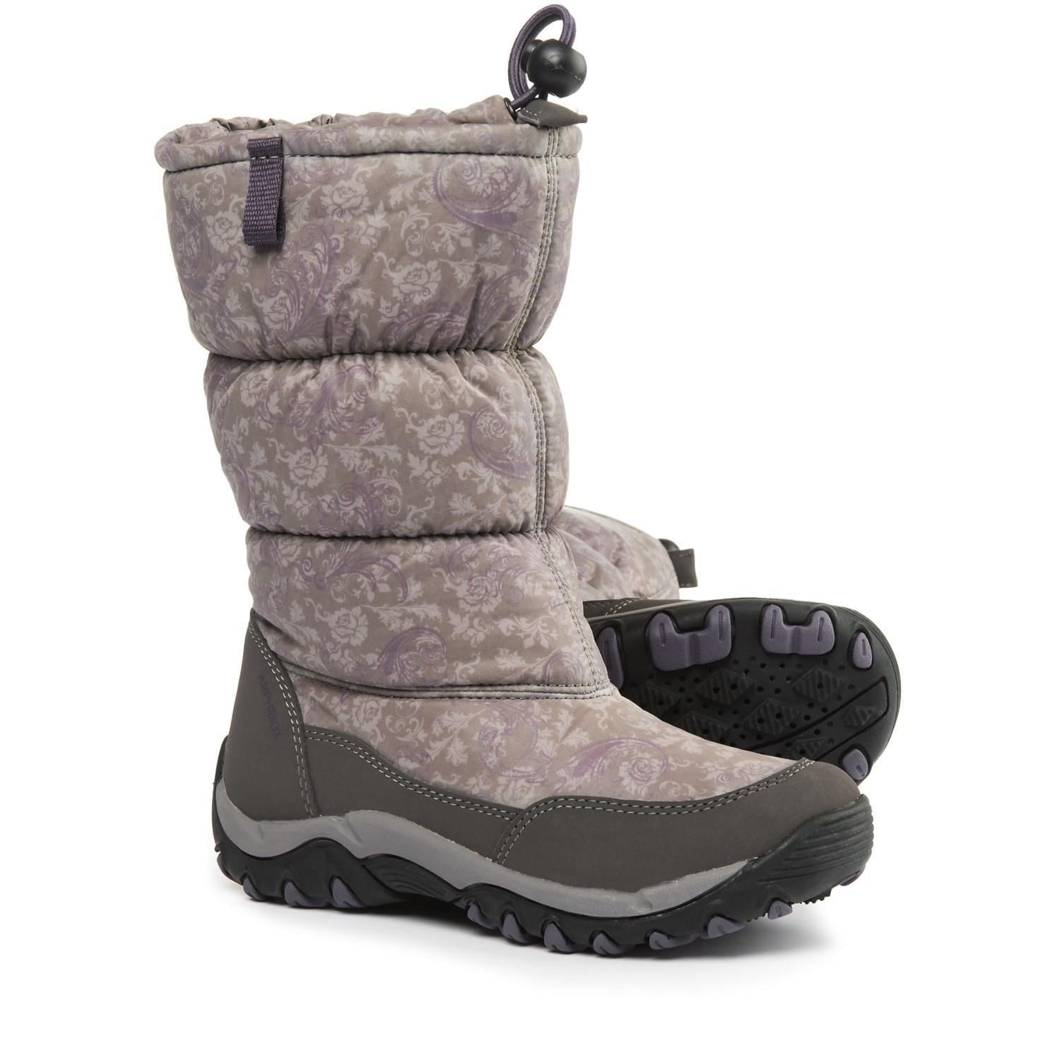 Сапоги детские зимние Geox Alaska Snow Boots р. 25/8,5 16,2 см Dark Grey/Violet13686822)