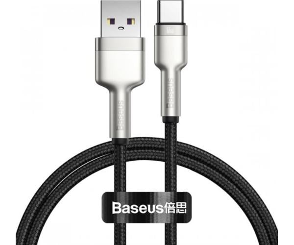 Кабель Data BASEUS Cafule Series Metal Data Cable USB to Type-C 66W 1 м Black