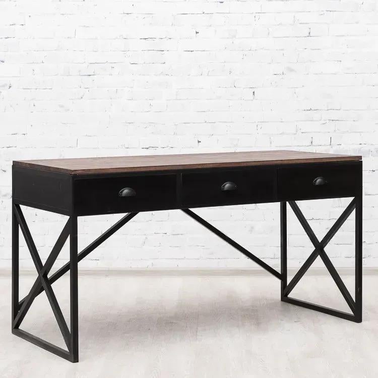 Письменный стол EcoLoft Лофт IN-2585 Коричневый (26398115)