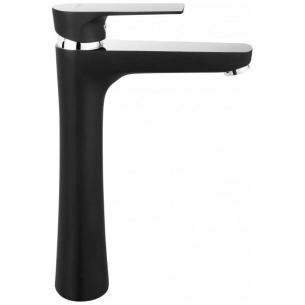 Смеситель для умывальника Ferro Algeo Square Black BAQ2LBLC