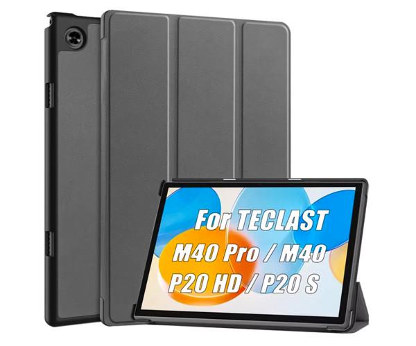 Чехол-книжка Custer Flip Cover для Teclast M40 Pro Серый