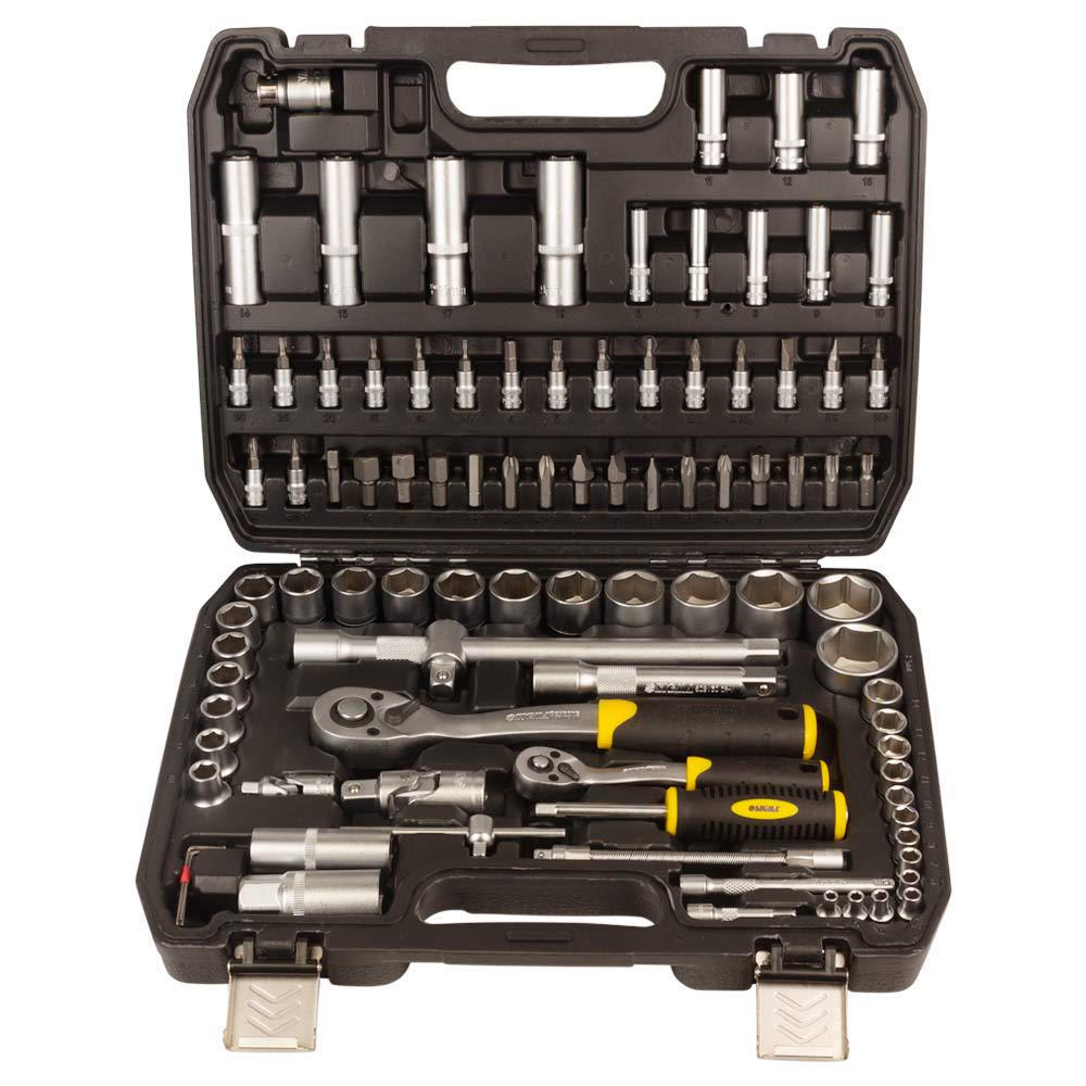 Набір насадок торцевих і біт Sigma CrV mid 1/4" & 1/2" 94 шт. (6003761) - фото 3