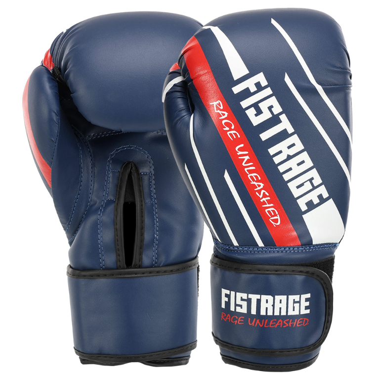 Перчатки боксерские FISTRAGE PVC (VL-5119 Синий _14_ унции)