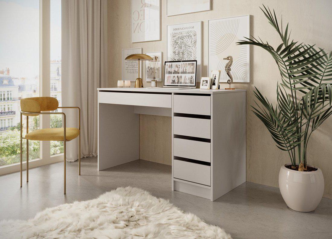 Стіл туалетний Perfect Home Ada 5S/120 з 5 шухлядами Кашемір (PFH-091309) - фото 2 Стіл туалетний Perfect Home Ada 5S/120 з 5 шухлядами Кашемір (PFH-091309) - фото 2