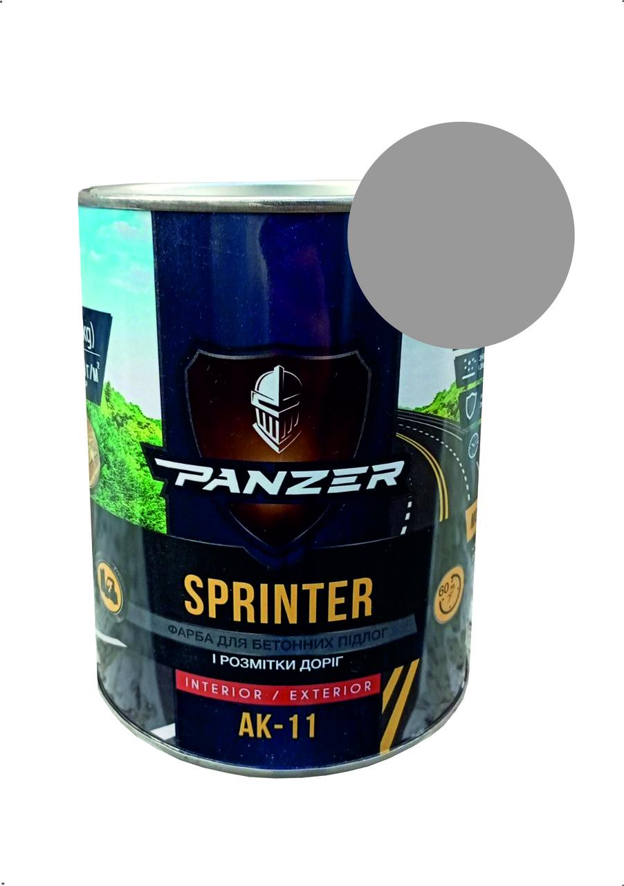 Емаль Panzer АК-11 для бетонної підлоги та дорожньої розмітки 2,8 кг Сірий (28716378)