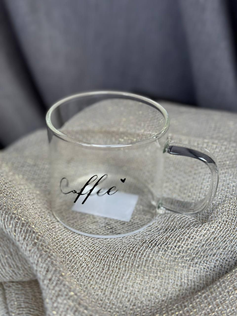 Чашка Olens Любов скляна 250 мл Прозорий (102-796)