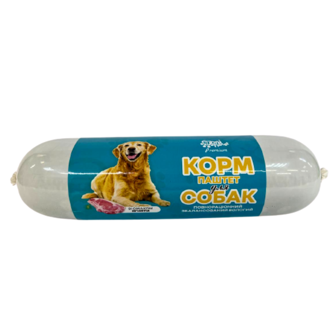 Ковбаса Petoni Planet для собак з м'яса ягня 900 г (8505)