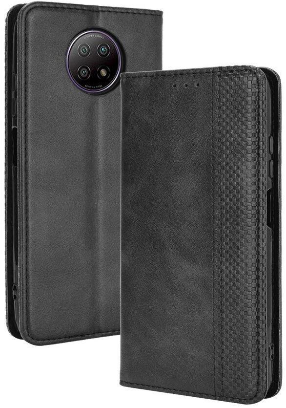 Чохол книжка на Xiaomi Redmi Note 9T (кишені для карт) Black (20150-2B)