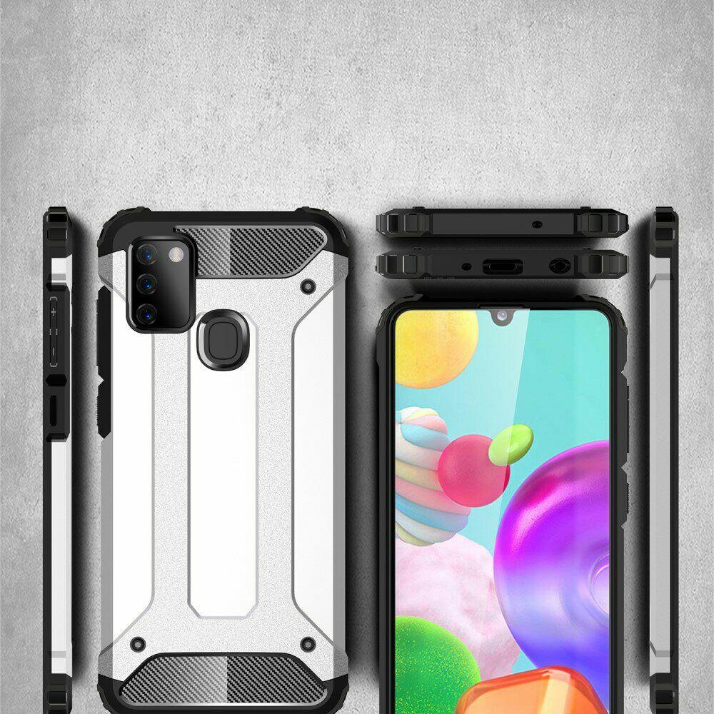 Чехол Armor Shield Samsung A21s (A217) Silver