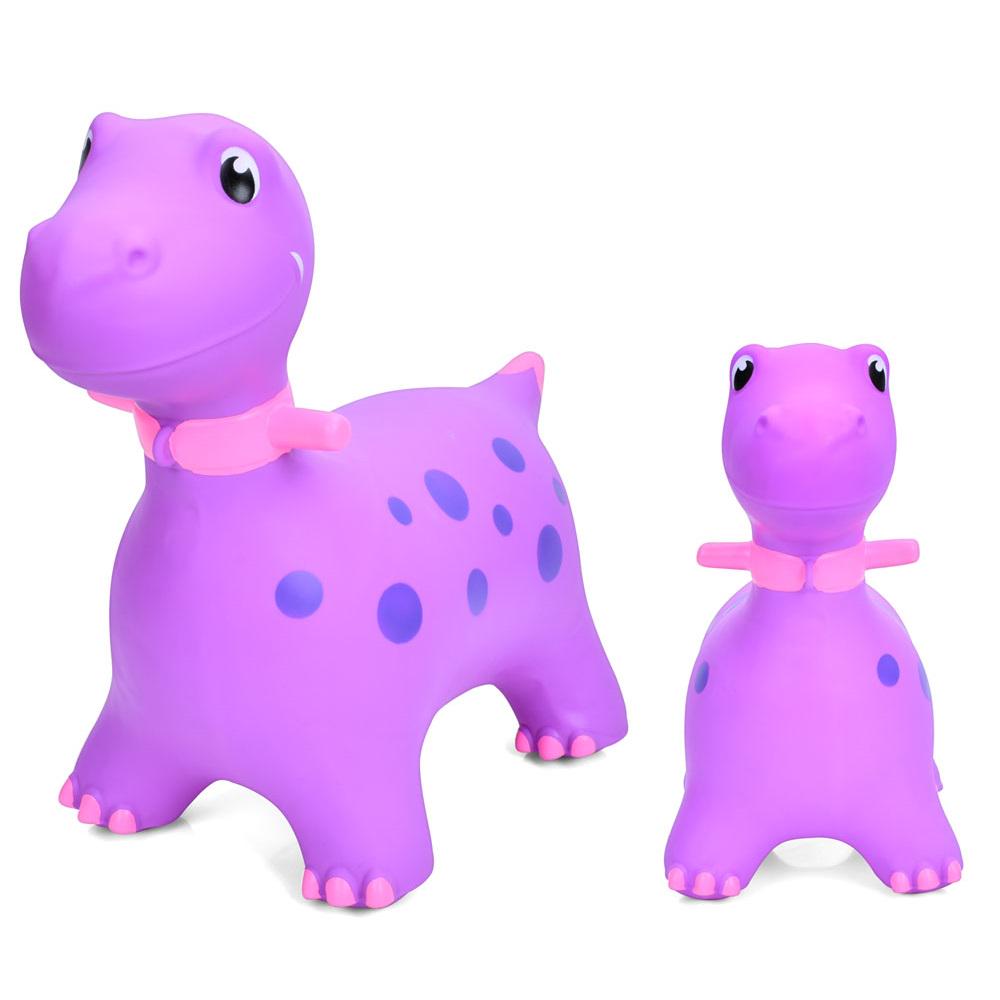 Стрибунець для дітей Динозавр MS 4152 Фіолетовий - фото 2 Стрибунець для дітей Динозавр MS 4152 Фіолетовий - фото 2