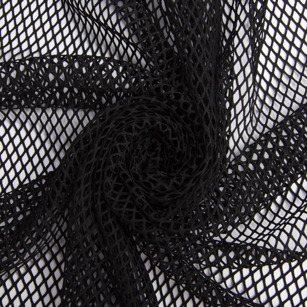 Ткань сетка Эльвина Черный (24336)