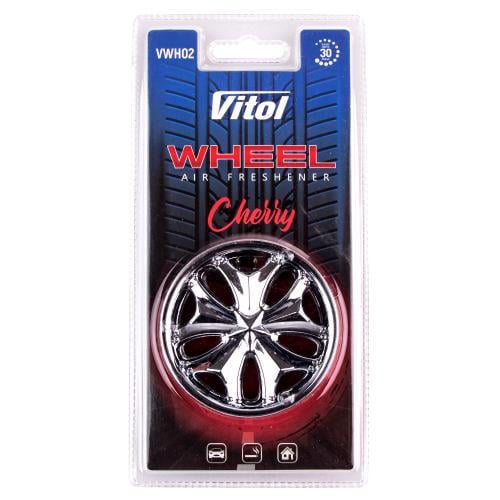 Ароматизатор для авто Vitol Wheel Cherry подвесной (23194550)