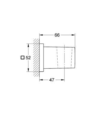 Тримач для душу Grohe Euphoria Cube 27693000 (56624) - фото 2