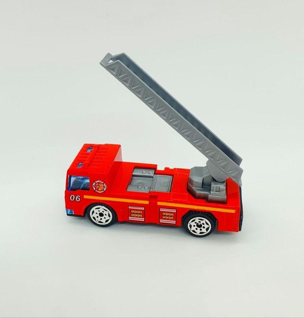 Пожарная машина с лестницей Красный (К151)