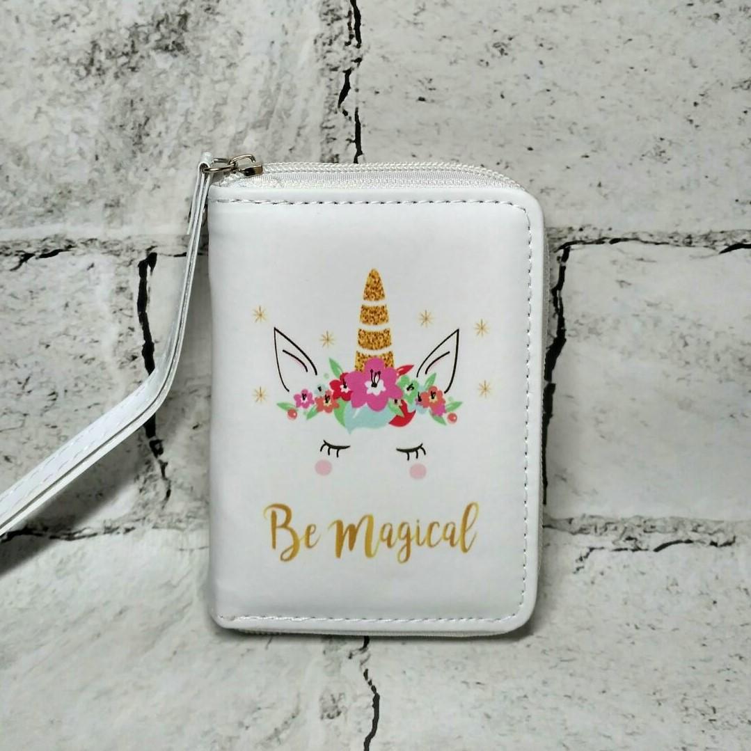 Кошелек детский с рисунком Единорог (158-2-2)