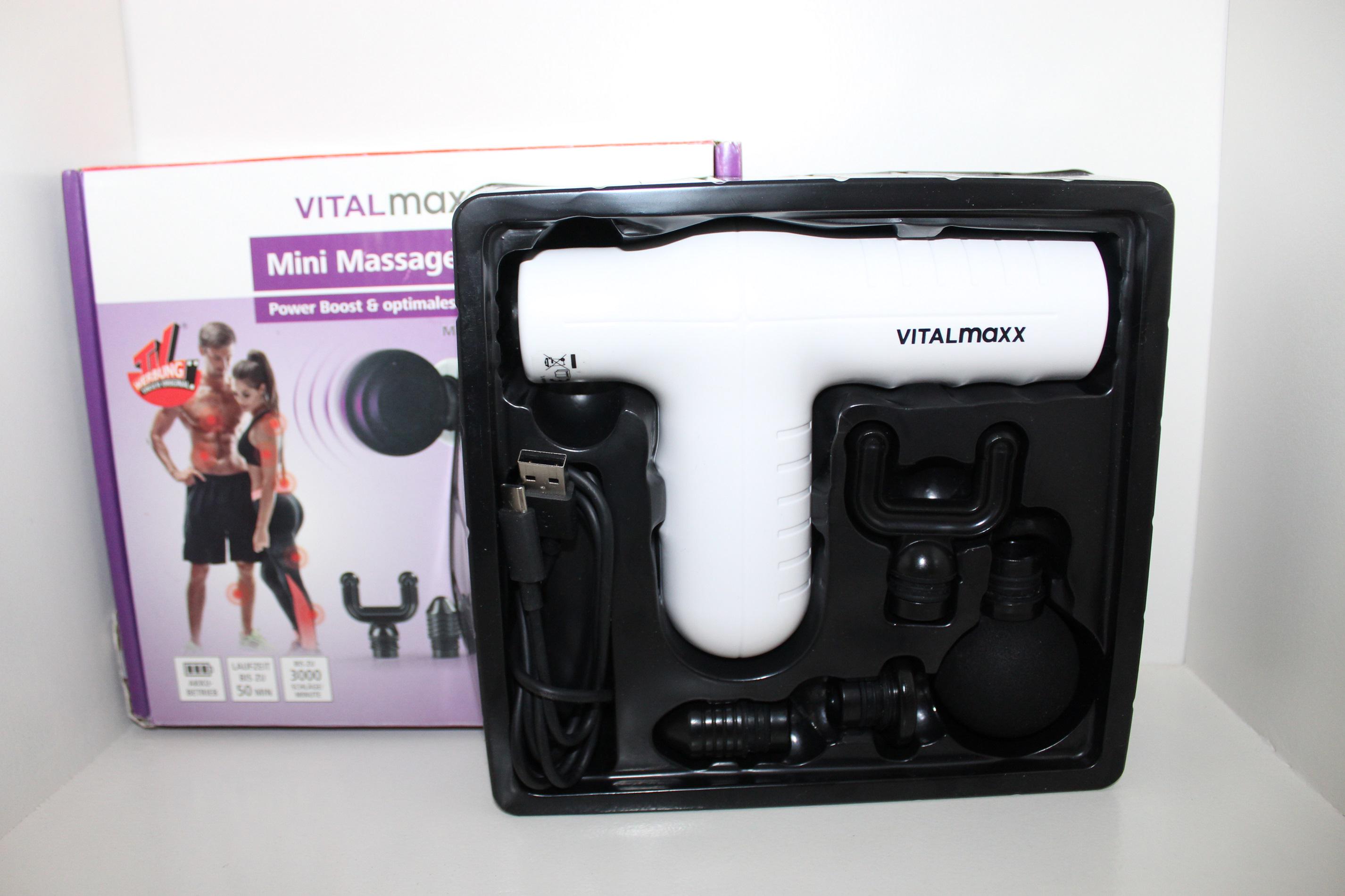 Масажер для тіла та м'язів ручний Vitalmaxx перкусійний White - фото 8
