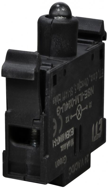 Модуль светодиодный ETI NSE-ILM-024U-G 24V AC/DC LED зеленый для кнопок NSE (4774122)