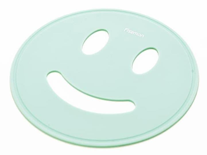 Подставка под горячее Fissman Smile Ø 17 см силиконовая Аквамарин (FN-7541)