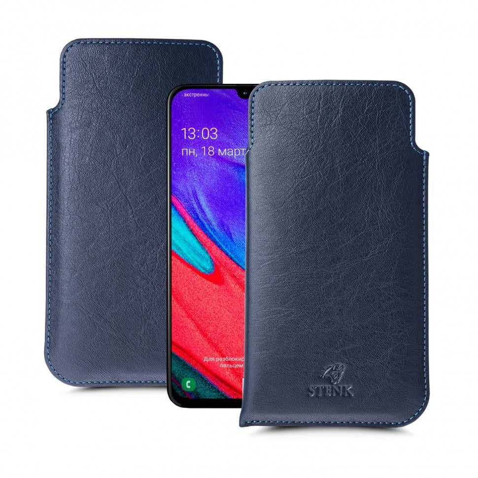 Футляр Stenk Elegance для Samsung Galaxy A40 Синий (63333)