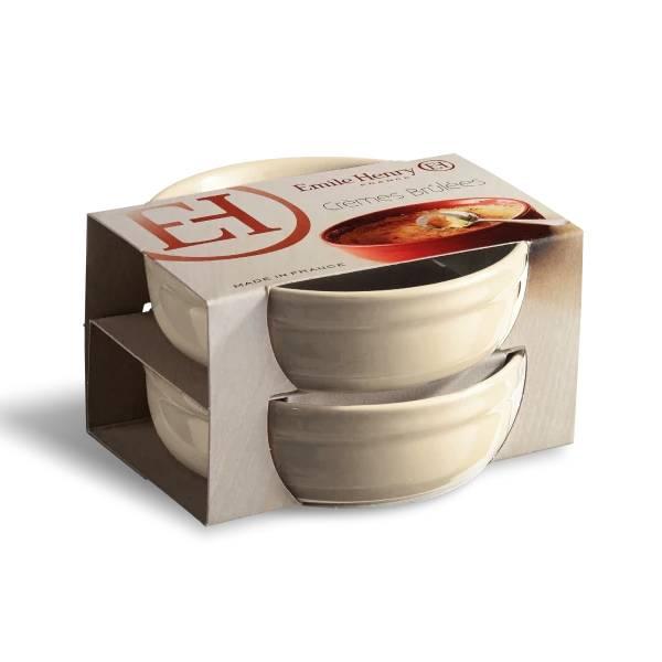 Набір форм для крем-брюле Emile Henry Ovenware 13 см х 2 шт. Бежевий (024013) - фото 2