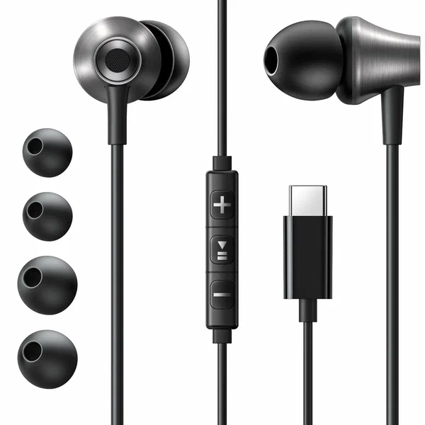 Навушники з мікрофоном UGREEN EP105 In-Ear Earphones Type-C Чорний (35754) Навушники з мікрофоном UGREEN EP105 In-Ear Earphones Type-C Чорний (35754)