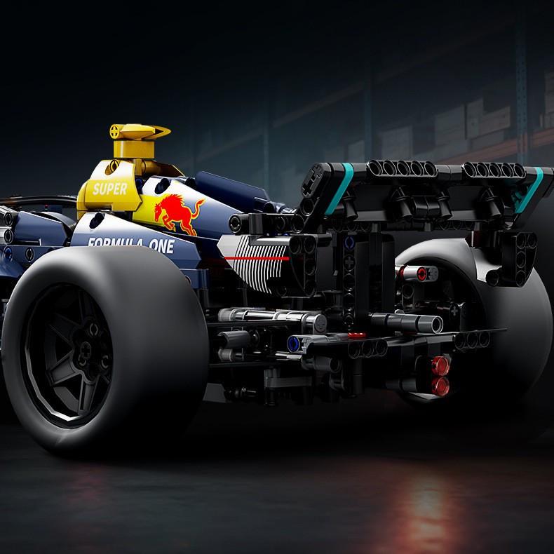 Конструктор на радиоуправлении 1:10 Red Bull Racing F1 Формула 1 гоночная машина с мотором и пультом 56 см Синий (RB20) - фото 7