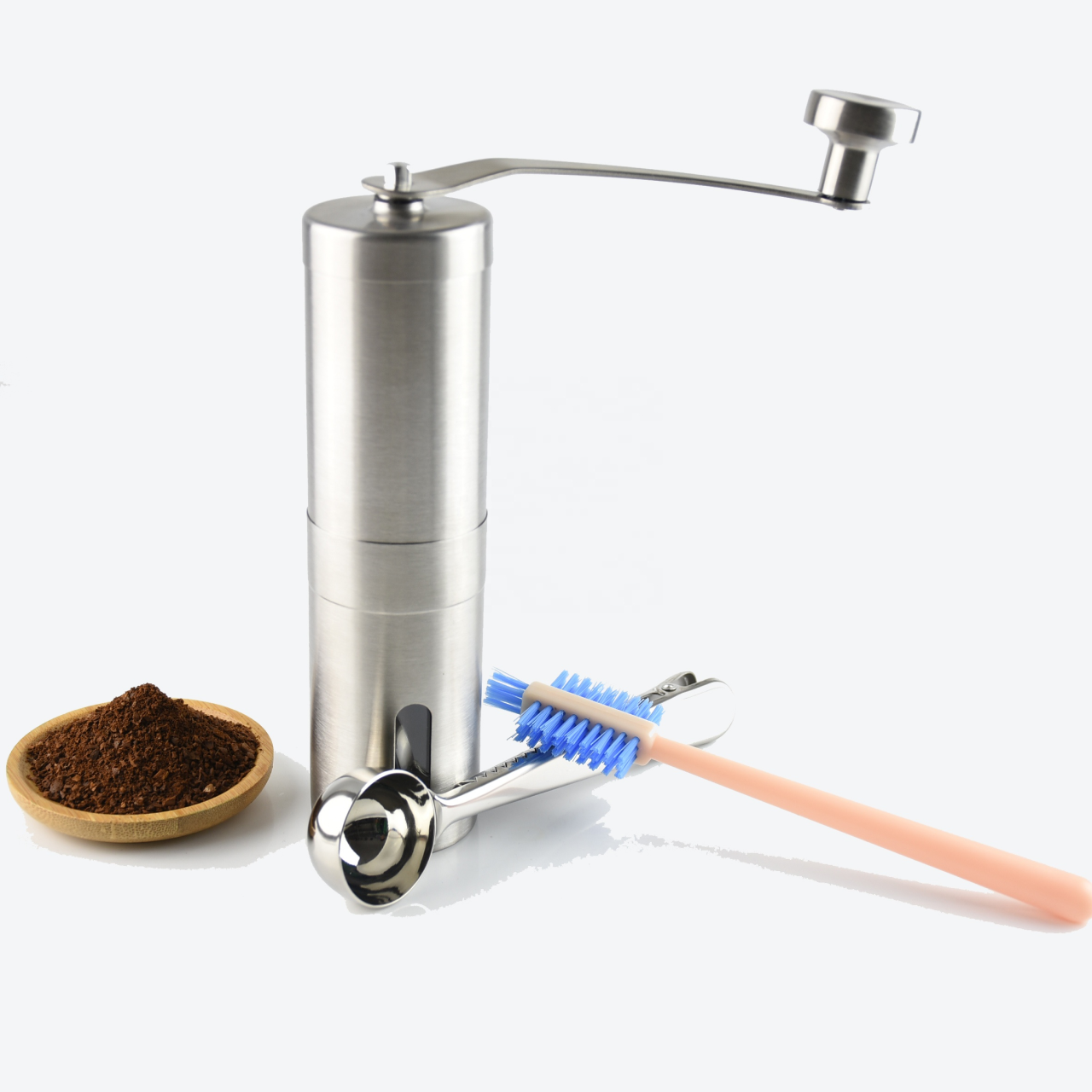 Кофемолка ручная жернова для кофейных зерен/измельчение специй/портативная из нержавеющей стали (1752055812359)