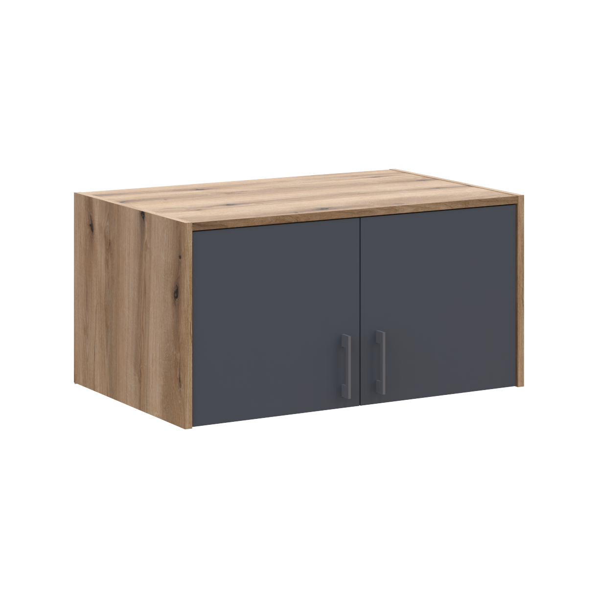 Антресоль Ронді 2 ДСП 82х52х41 см Дуб Артізан/Графітовий (80737812) - фото 2 Антресоль Ронді 2 ДСП 82х52х41 см Дуб Артізан/Графітовий (80737812) - фото 2