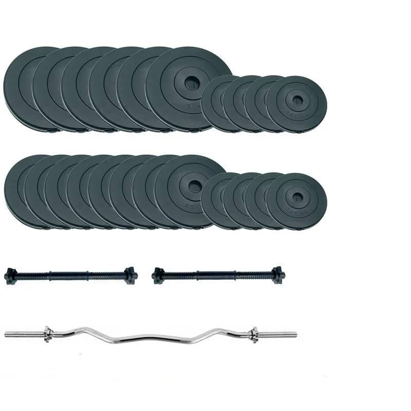 Штанга та гантелі Newt Gym Set-W Rock Pro 67 кг Штанга та гантелі Newt Gym Set-W Rock Pro 67 кг