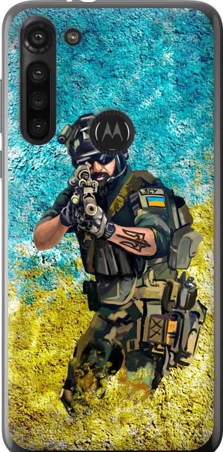 Чехол на Motorola G8 Power Воин ЗСУ (5311u-1940-42517)