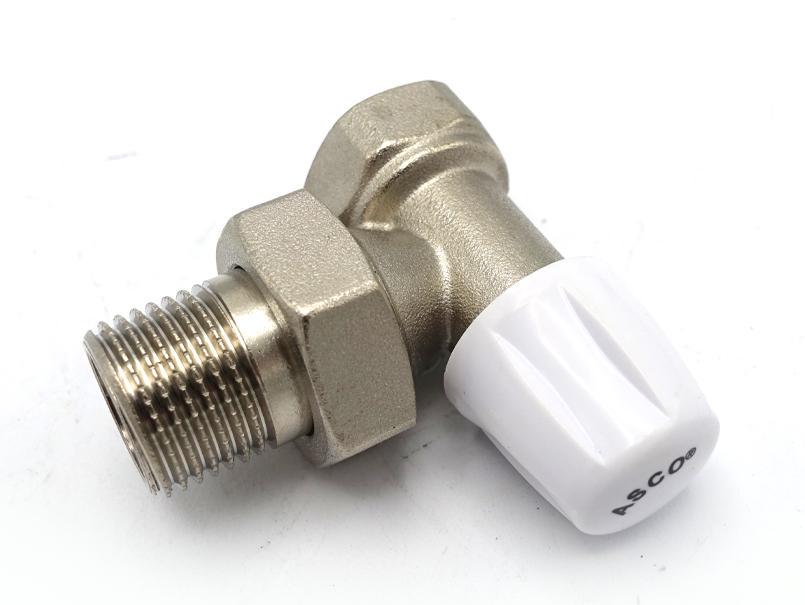 Кран радіаторний ASCO 1/2" кутовий зворотній (RS-AS-RV02) - фото 2 Кран радіаторний ASCO 1/2" кутовий зворотній (RS-AS-RV02) - фото 2