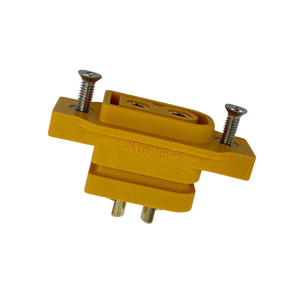 Разъем питания мама XT60NE-F Amass с винтиками на корпус Желтый - фото 3 Разъем питания мама XT60NE-F Amass с винтиками на корпус Желтый - фото 3
