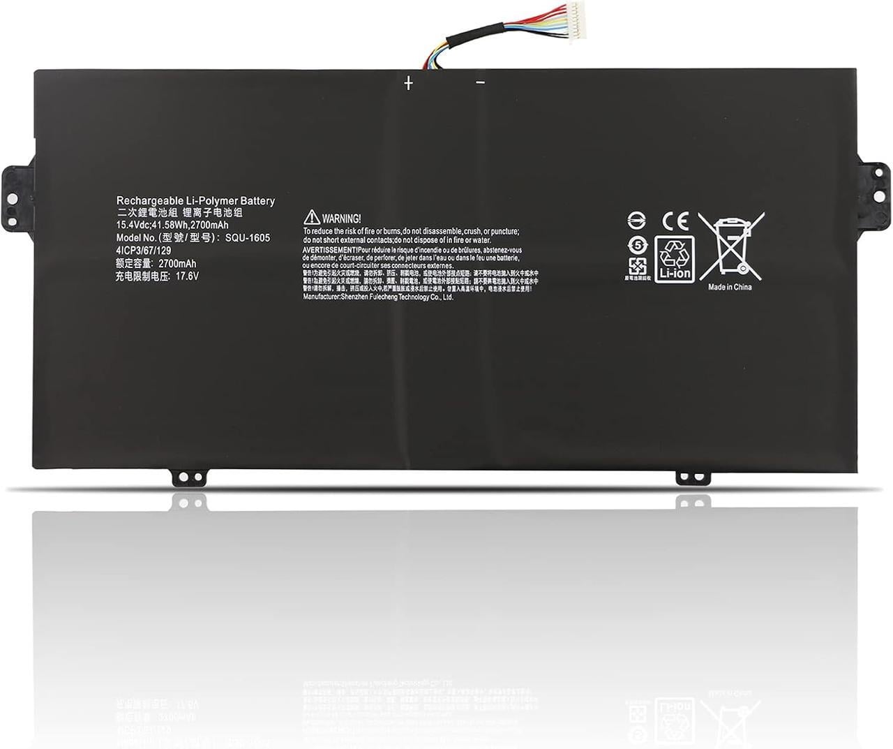 Аккумулятор Kyuer SQU-1605 для ноутбуков Acer Swift 7/Spin 7 14.4V Li-Pol