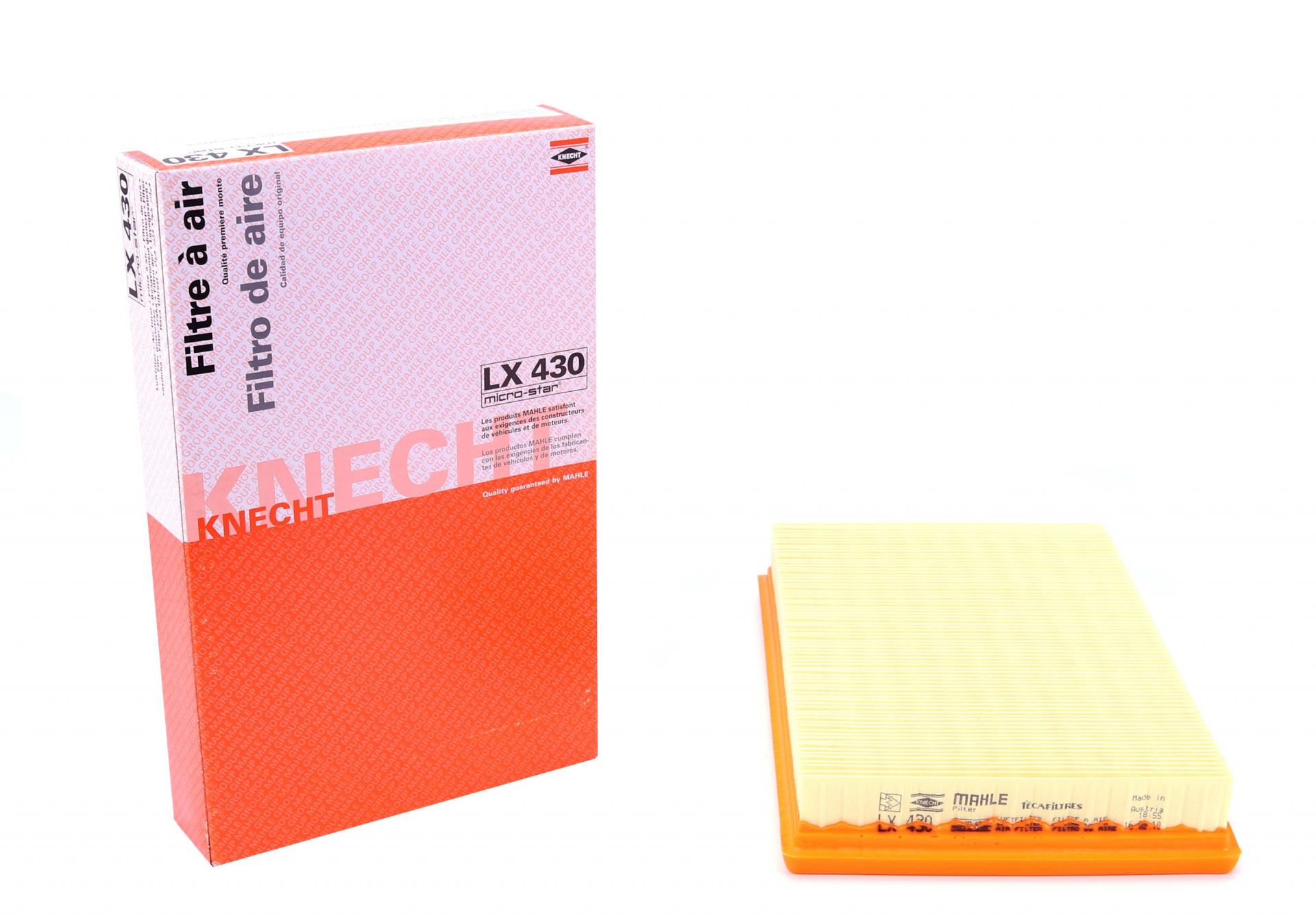 Фильтр воздушный KNECHT для Opel Vectra A/B 1,6-2,0 88-03 (LX 430)