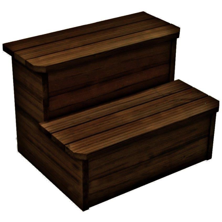 Лавка-сходинка з дерева Катбен Капучино (ССТ-006209)