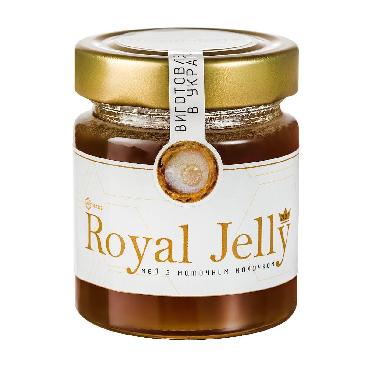 Мед Royal Jelly з маточним молочком аналог Апітонус Тенторіум 240 г