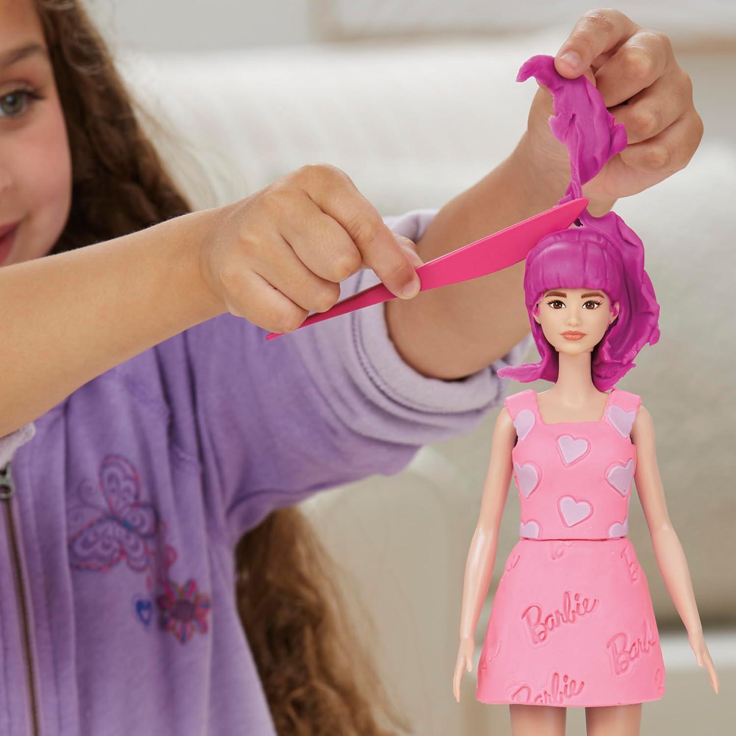 ᐉ Набор для лепки Hasbro Play-Doh Barbie Сердечки и волосы