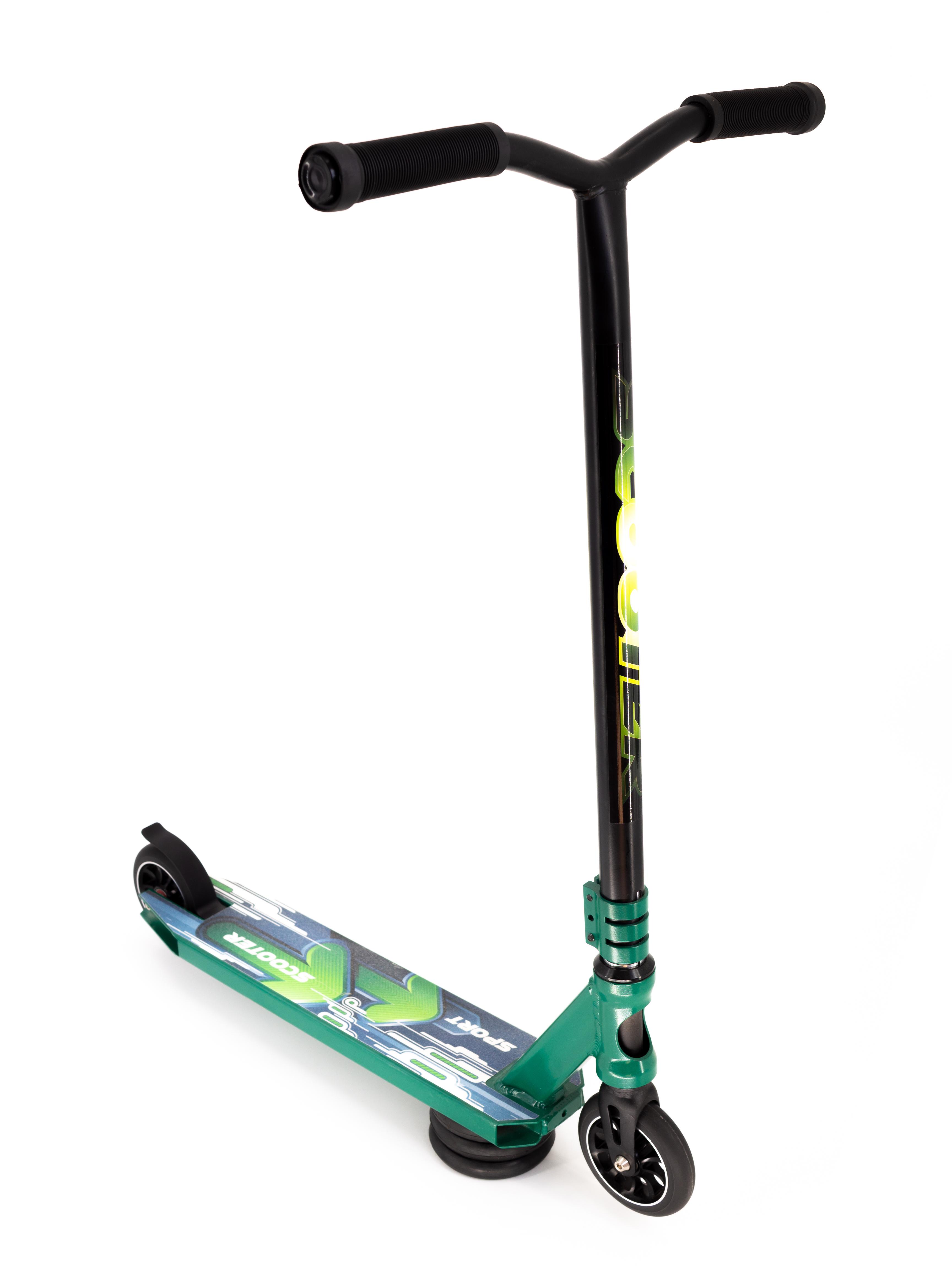 Трюковой самокат Scooter D 70 Зеленый (7562443)