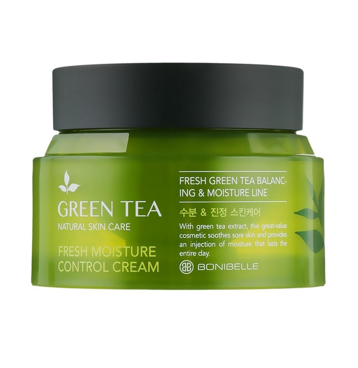 Крем для лица Enough Зеленый чай Green Tea Fresh Moisture Control Cream Bonibelle 80 мл (8809474497161)
