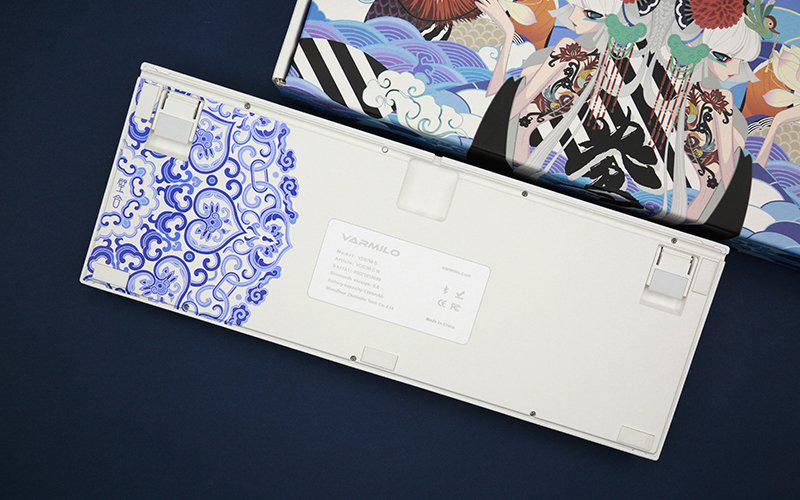 Клавиатура Varmilo VEA87 Lovebirds-I Cherry Mx Red White/Blue (A23A002A3A0A01A003) - фото 7 Клавиатура Varmilo VEA87 Lovebirds-I Cherry Mx Red White/Blue (A23A002A3A0A01A003) - фото 7