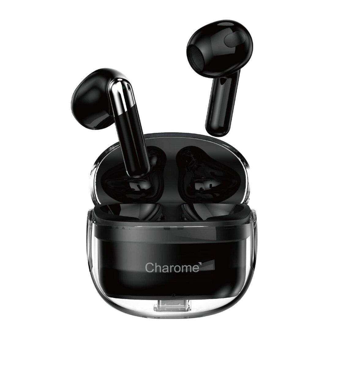 Наушники беспроводные Charome A22 ENC Wireless Stereo Headset 180 mAh Bluetooth 5.3 Black (602033)